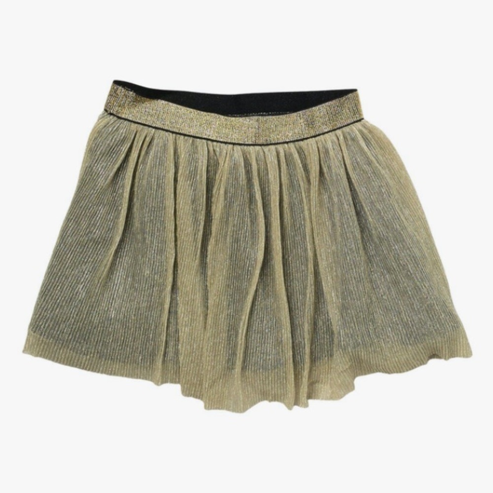BCBGIRLS METALLIC SKATER SKIRT NWT!